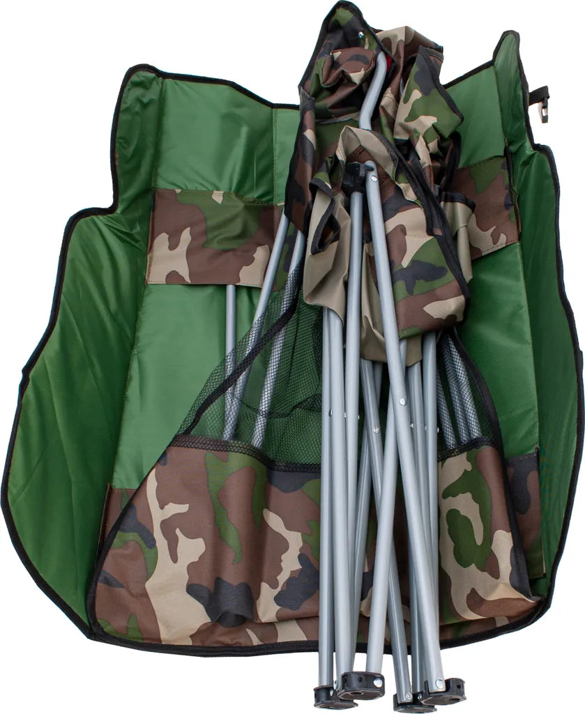  Angelstuhl Klappstuhl Campingstuhl Bis 120 Kg Faltbar Mit Tragetasche Dach 10044, Farbe:Grün
