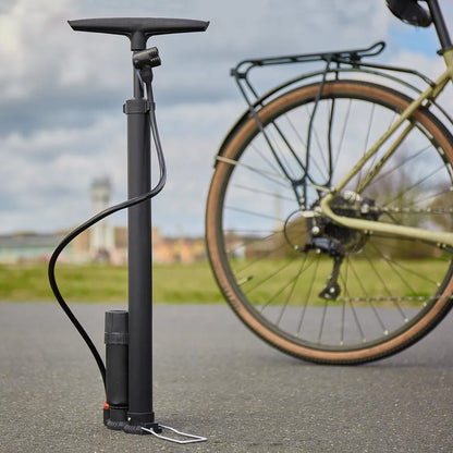  Fahrradpumpe Alle Ventile Sport Luftpumpe Standpumpe Manometer Standluftpumpe