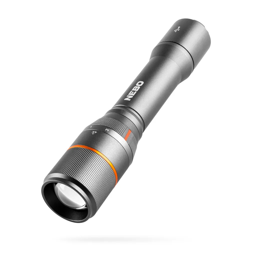  Herbertz Messer Solingen NEBO LED DAVINCI 2000 Taschenlampe Mit 2000 Lumen Anthrazit