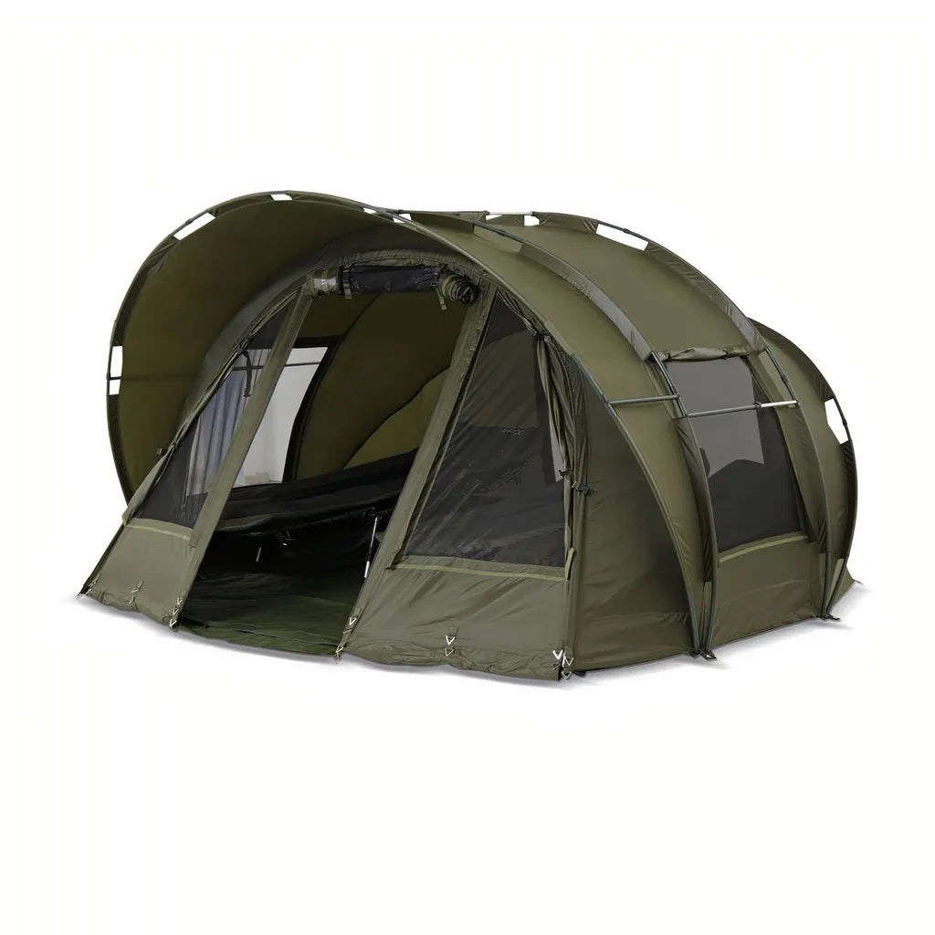  Lucx® Bivvy Angelzelt Karpfenzelt Leopard, 1, 2, 3 Mann Zelt 10.000mm