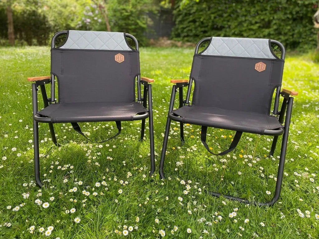  Klappstuhl 2 Stück Im Set - Campingstuhl Gartenstuhl JAMES Tragbar Klappbar