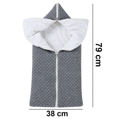  Neugeborenen Wickeldecke, Multifunktional Winter Warme Schlafsack Kinderwagen Decke Für 0-12 Monate Baby Jungen Oder Mädchen