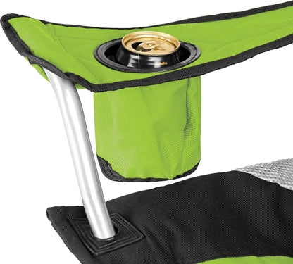  Tectake Campingstuhl Mit Polsterung - Grün