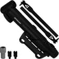  Dunlop Mini Fahrradluftpumpe Schwarz Inkl. Adapter Luftpumpe Minipumpe Fahrrad Pumpe Ballpumpe Miniluftpumpe
