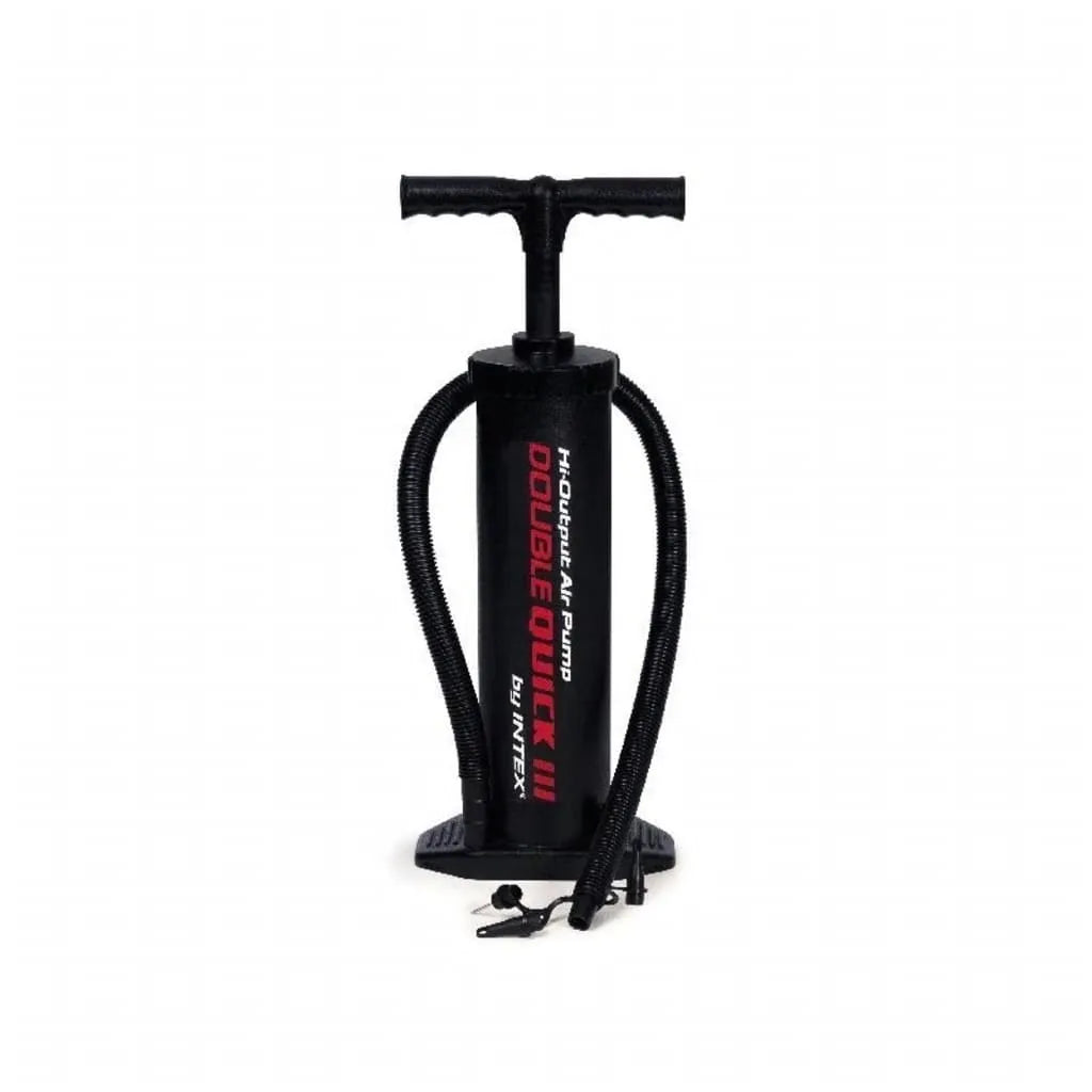  Intex Doppelhub Luftpumpe Double Quick III 2mm (Nadel) / 6,7mm / 8,5mm / 18mm