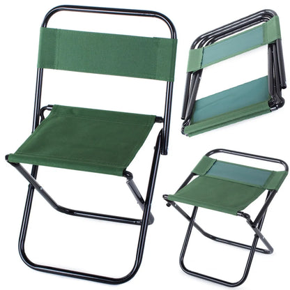  Campingstuhl Lehne Mini Angelstuhl Falthocker Klapphocker Campinghocker Angler