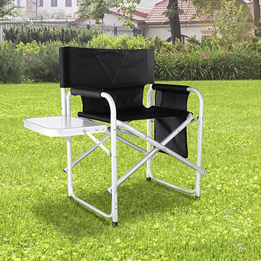  Regiestuhl Mit Tisch Und Tasche - 47x57x79cm - Aluminium-Polyester - Max 120kg
