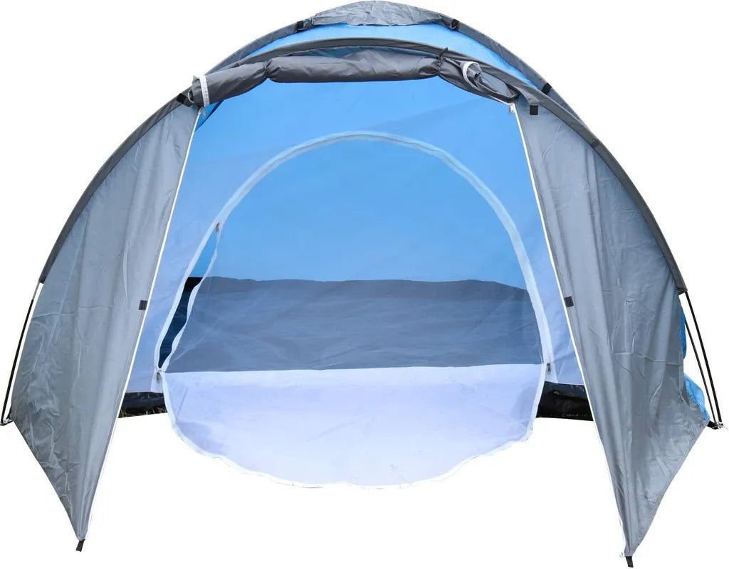  DUNLOP Campingzelt - Kuppelzelt Für 3 Personen - Wasserfest - 210 X 220 X 130 Cm - Inkl. Tragetasche