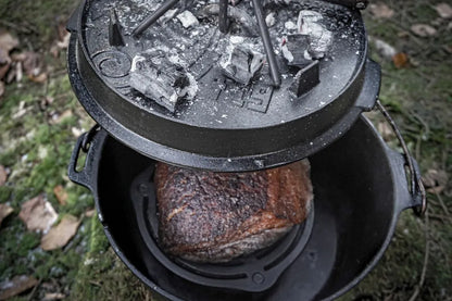  Petromax Feuertopf Dutch Oven Set Pflegepaste Deckelheber FT6 Mit Füßen