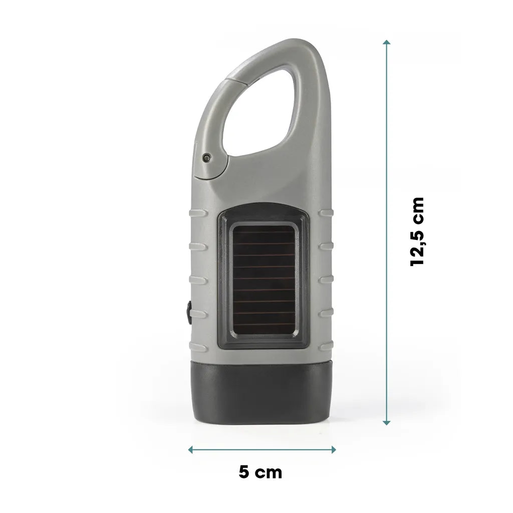  EASYmaxx Solar-Taschenlampe Mit Dynamo Kurbel