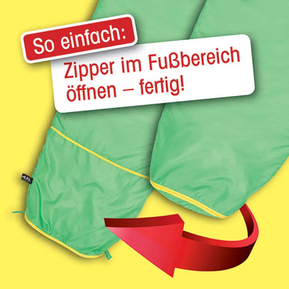  Grüezi Bag Schlafsack Für Kinder In Grün - Bekannt Aus "Die Höhle Der Löwen"