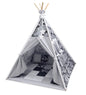  Amilian Tipi Zelt Für Kinder, Spielzelt Mit Gepolsterter Matte / Tipidecke / Bodenmatte Und Dekokissen, Zelt Kinderzimmer, Tippi Teepee