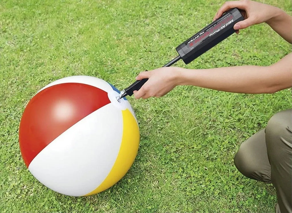  Intex Doppelhub Luftpumpe Double Quick Mini 29cm 6.7mm Ventil