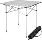  Tectake Camping Klapptisch Aus Aluminium Inkl. Tasche 70x70x70cm - Grau