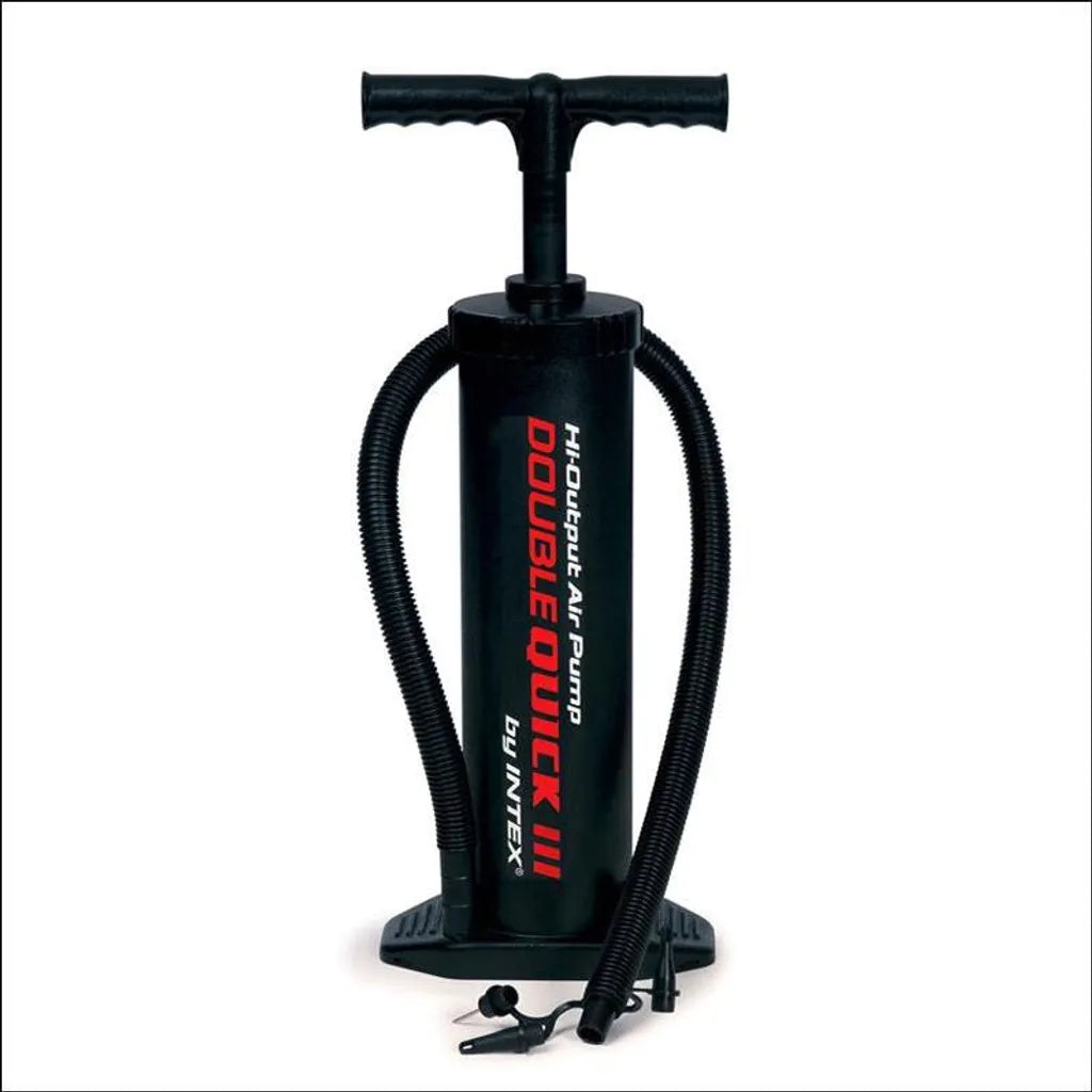  Intex 68615 Quick Doppelhub Luftpumpe, Höhe: Ca. 48 Cm - Farbe: Schwarz