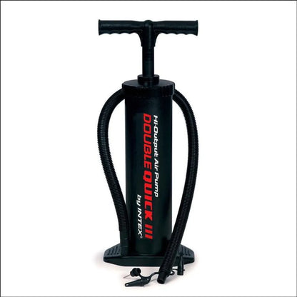  Intex 68615 Quick Doppelhub Luftpumpe, Höhe: Ca. 48 Cm - Farbe: Schwarz