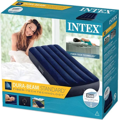  Intex Luftbett 191x76x25 Cm Blau Gästebett Luftmatratze