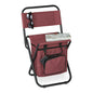  Relaxdays Roter Campinghocker Mit Lehne