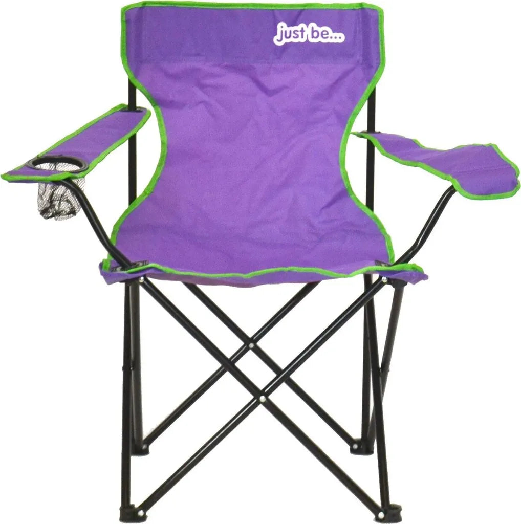  Campingstuhl, Zusammenklappbar, Für Den Garten/Angelausflüge Etc. Violett Violett