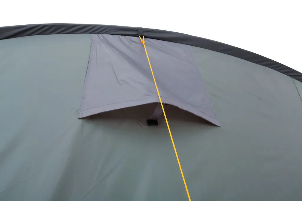  CampFeuer Zelt Relax6 Für 6 Personen | Oliv/Grau, Tunnelzelt 5000 Mm Wassersäule