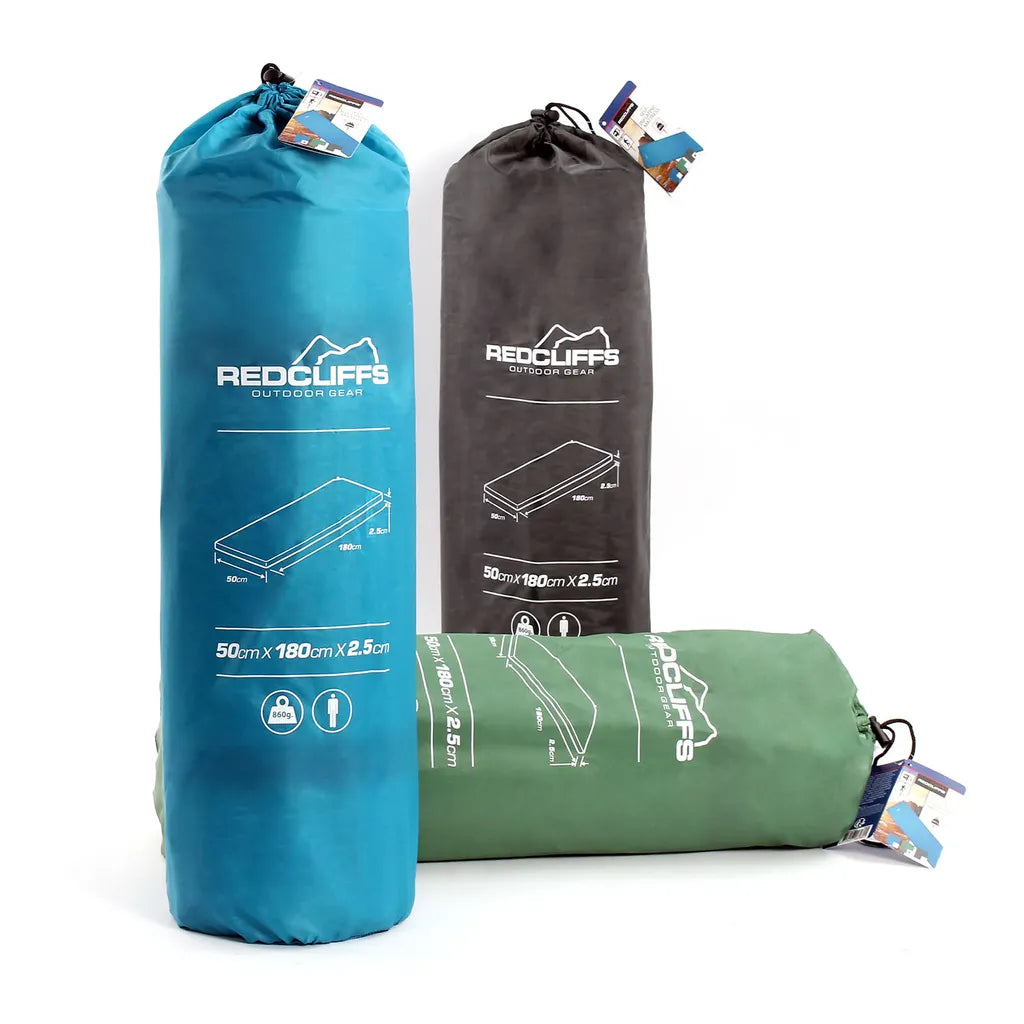  Toboli Isomatte Selbstaufblasend 180x50x2,5cm Grau Schlafmatte Leicht Für Camping Und Outdoor