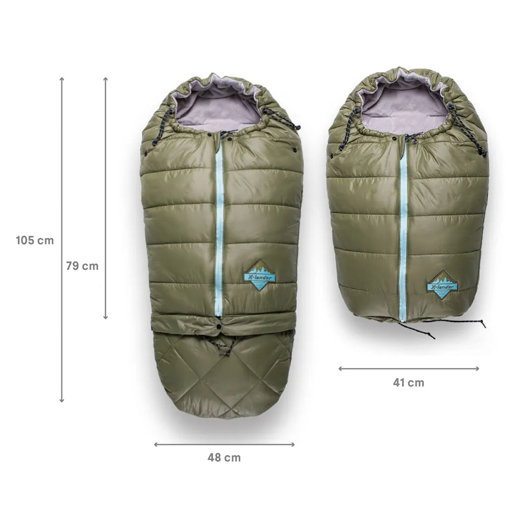  X-lander Kinderwagen Winterfußsack X-Warm 230g/m Black Night