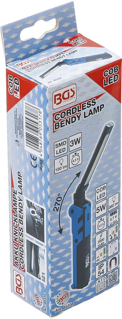  BGS Technic Akku-Knicklampe | COB-LED | 5 W
