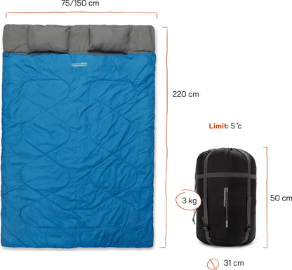  Where Tomorrow Komfortabler Doppel-Schlafsack