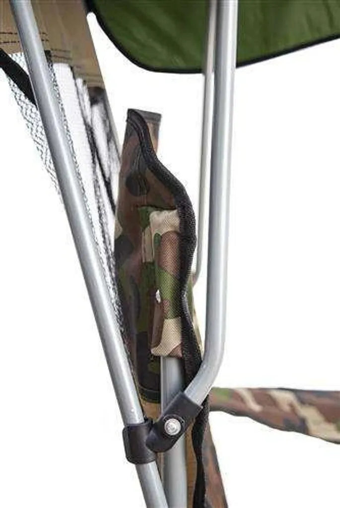  Angelstuhl Klappstuhl Campingstuhl Bis 120 Kg Faltbar Mit Tragetasche Dach 10044, Farbe:Grün