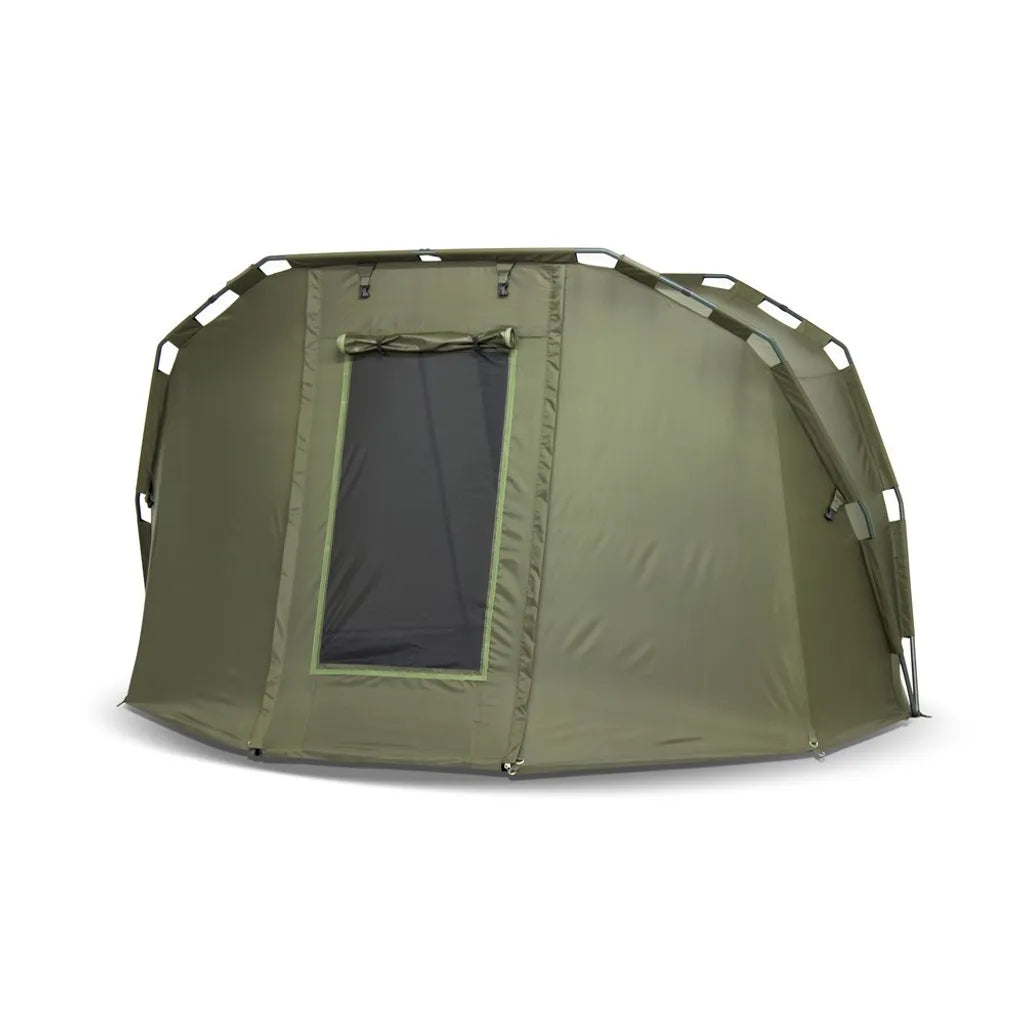  Lucx® Bivvy Angelzelt Karpfenzelt Caracal, 1 - 2 Mann Zelt 10.000mm
