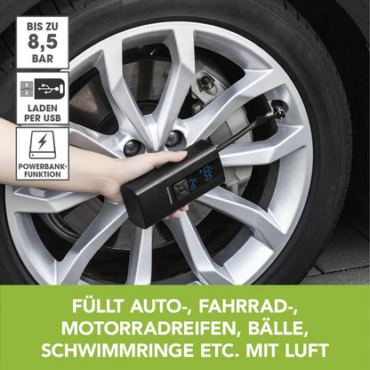  EASYmaxx Akku-Handkompressor Mit Digital-Display - Schwarz