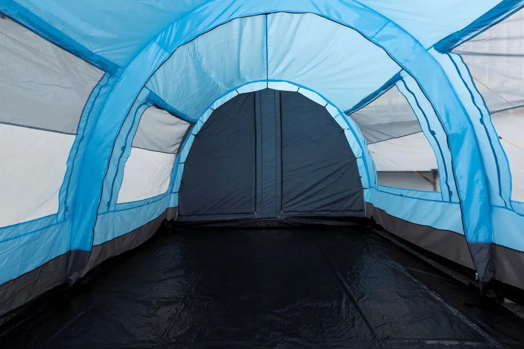  CampFeuer Zelt Relax6 Für 6 Personen | Hellblau / Grau | 5000 Mm Wassersäule
