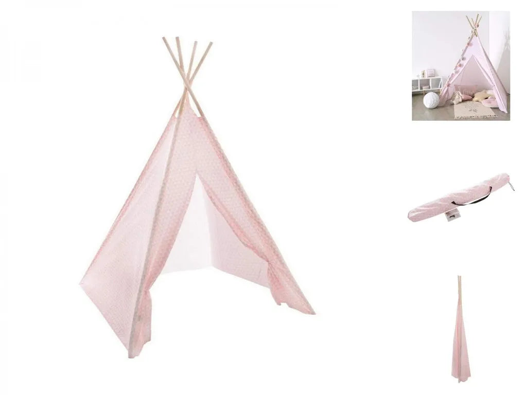  Tipi Für Kinder Rosa - Atmosphera Créateur D'intérieur