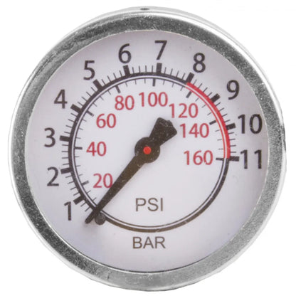 VENTURA Bodenpumpen-Druckmesser Double HeadAV/DV/FV Schwarz