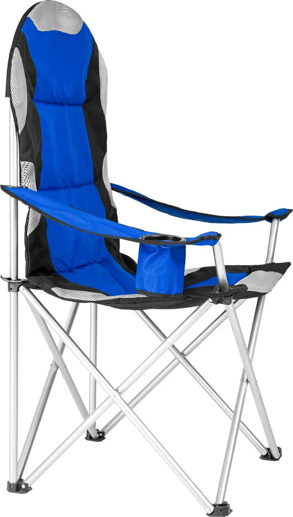  Tectake Campingstuhl Mit Polsterung - Blau