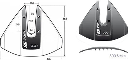  Se Sport Hydro Foil 300 Black 40-350 CV