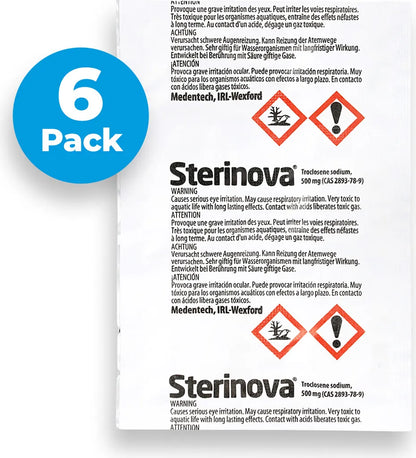  JB White Puritabs Sterinova 6x Wasser Rudergerät Tabletten Gegen Algen, Extra Konzentriert, Chlortabletten ZB Geeignet Für WaterRower, SportPlus, Skandika Wasserrudergerät (1 X 6)