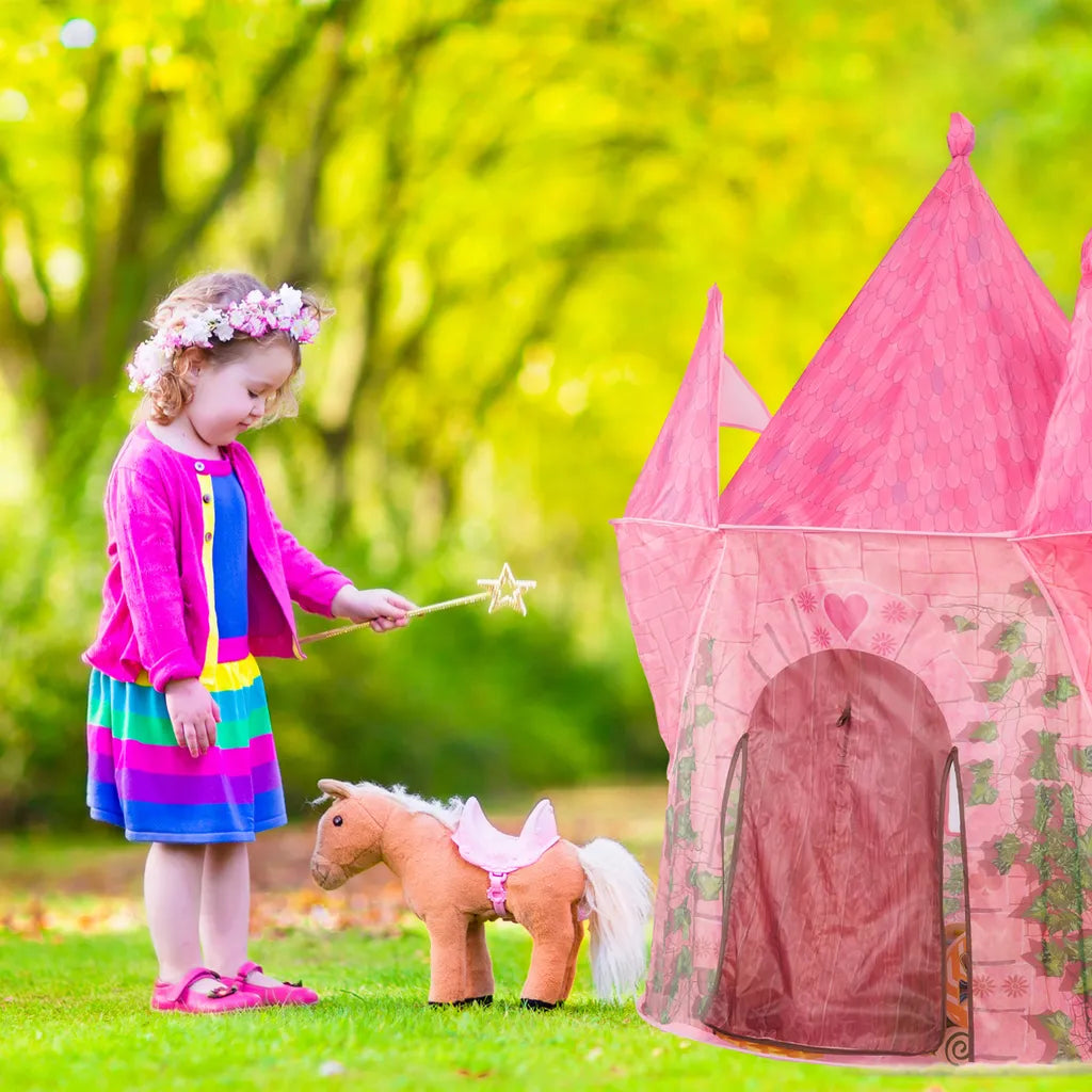 Relaxdays Spielzelt Mädchen Schloss