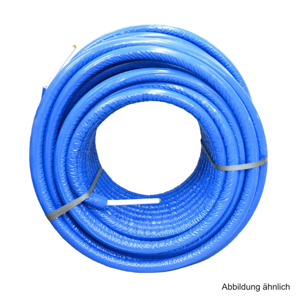  Uponor Uni Pipe PLUS Mehrschichtverbundrohr S4 WLS 040 Weiß Vorgedämmt 20x2,25 Blau Im Ring 100 M