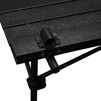  Klappbarer Campingtisch Esstisch Spieltisch Schwarz 1,40 Mtransportabel