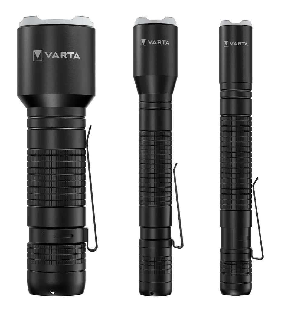  Varta LED Taschenlampe Aluminium Light 400lm, Inkl. 3x Alkaline AAA, Retail Blister