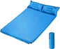  COSTWAY 2 Personen Campingmatte Mit Kissen Isomatte Selbstaufblasend Camping Matratze Für Camping Wandern Strand & Reisen 186x130x4cm