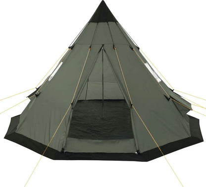  CampFeuer Tipi Zelt Spirit Für 4 Personen | Olivgrün | 3000 Mm Wassersäule
