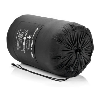  Meteor Freedom Schlafsack, Deckenschlafsack 192x72cm Schwarz / Grau