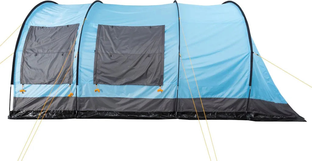  CampFeuer Zelt Relax6 Für 6 Personen | Hellblau / Grau | 5000 Mm Wassersäule