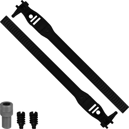  Dunlop Mini Fahrradluftpumpe Schwarz Inkl. Adapter Luftpumpe Minipumpe Fahrrad Pumpe Ballpumpe Miniluftpumpe