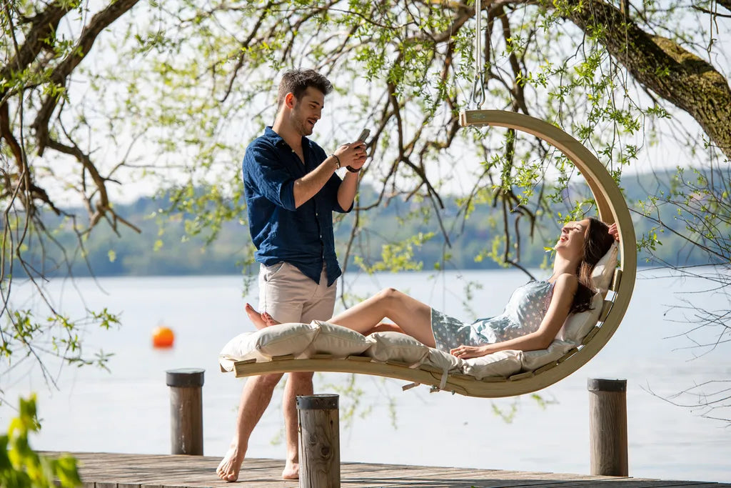 Amazonas Schwebeliege Swing Lounger Creme