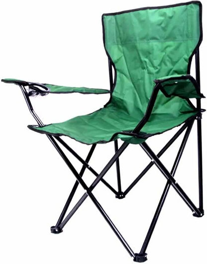  Linder Exclusiv Campingstuhl Mit Getränkehalter, Anglersessel Grün