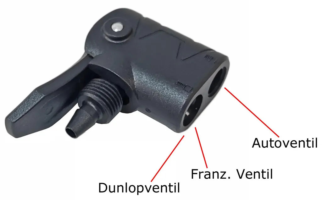  Universal Pumpenkopf Für Luftpumpe Standpumpe Fahrradpumpe Ersatz Dualkopf