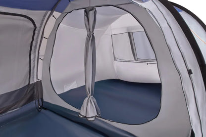  CampFeuer Zelt Smart Für 4 Personen | Schwarz / Blau / Grau, 2000 Mm Wassersäule
